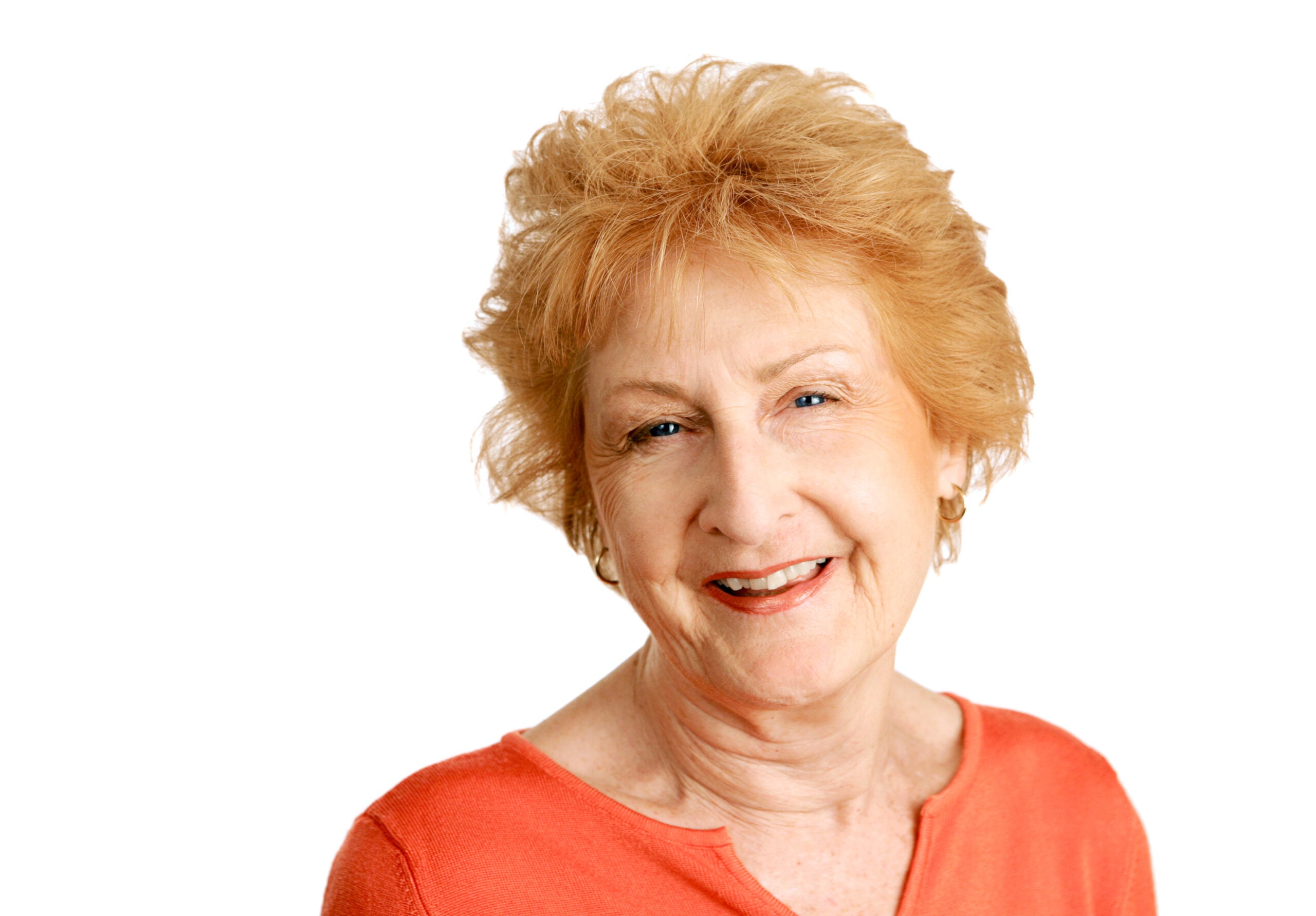 SMILING OLDER ADULT WOMAN