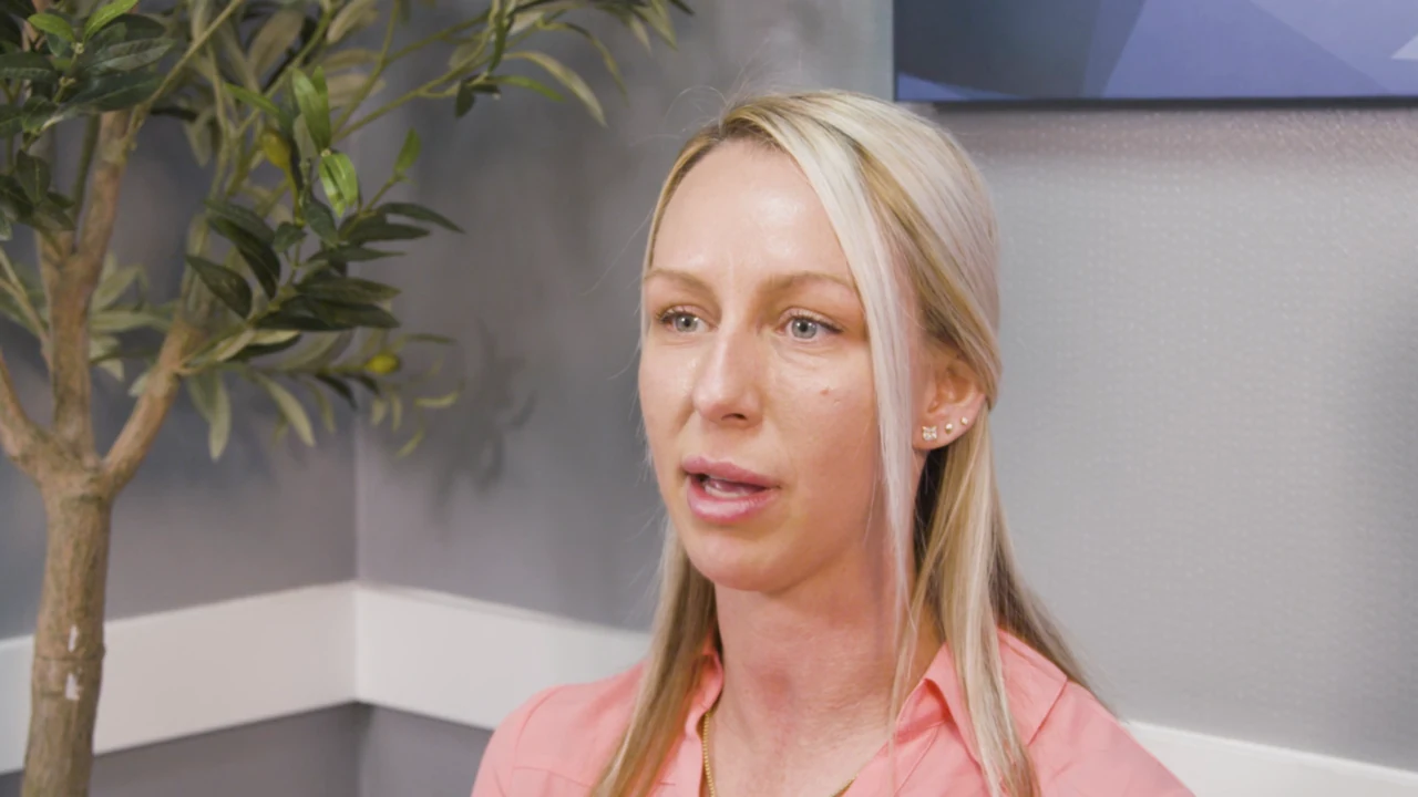 HOME 11 CHEVY SPEAKING ABOUT HER EXPERIENCE AT RUDNICK DENTISTRY
